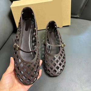 Nuevos Zapatos Planos de Mujer con Malla Calada Estilo Mary Jane, Versátiles, Transpirables y Modernos - Product Image 3