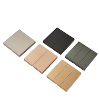 Interruptor de Pared Táctil Inteligente Tuya, Control por Aplicación Wi-Fi y Zigbee, No Requiere Condensador, Compatible con Alexa y Google Home, Panel de 1, 2 o 3 Botones
