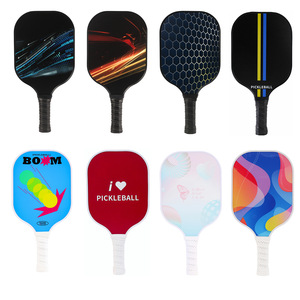 Raquette de pickleball 20x27cm en fibre de verre et carbone, logo personnalisé, équipement de sport de plein air - Product Image 3