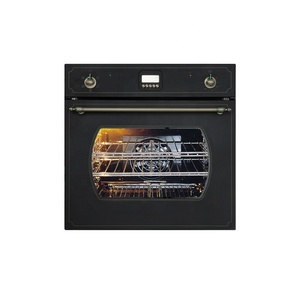 Oven <span class=keywords><strong>Digital</strong></span> Built-in 66L dengan Lapisan Enamel, Ukuran Standar 60CM, Konveksi Ganda, Panel Kaca Hitam - Product Image 1