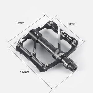 Pédale de plateforme Bolany en alliage d'aluminium PD399 92x83x112mm antidérapante pour VTT - Product Image 1