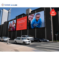 Écran LED extérieur P4 1X0.5 Ip65 100 pouces 4m2 600X2025 Écran publicitaire extérieur programmable Panneau de magasin Nationstar Mur vidéo