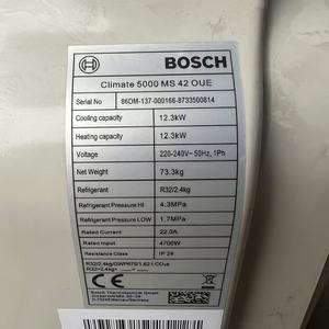 เครื่องปรับอากาศแบบแยกส่วนหลายจุด 5 โซน แบบไร้ท่อ ฟูลทริปเปิ้ล 5*9000btu ฮีทปั๊ม A++ R32 โกลเด้นฟิน 220v 50/60hz มัลติพลสปลิต แอร์ - Product Image 6