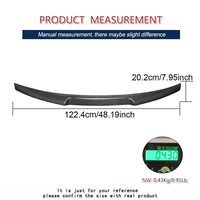 Aile de becquet de coffre de pare-chocs arrière en Fiber de carbone pour Audi A5 S5 B9 B9.5 Kits de carrosserie 2017-2024