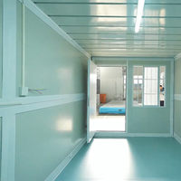 Bâtiment Modulaire Préfabriqué Pliable 20FT à Faible Coût et Couleur Personnalisée en Acier Galvanisé pour Bureau, Entrepôt et Stockage Moderne