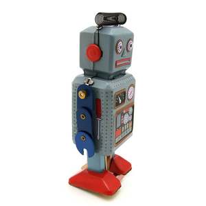 Jouets en étain vintage, jouets en étain à manivelle en métal, robot <span class=keywords><strong>pour</strong></span> la vente en gros - Product Image 3