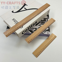 Règle en bois de hêtre 15cm 20cm 30cm – Règle de mesure en bois personnalisée pour étudiants, bureau, école, fournitures de classe, outils d'étude