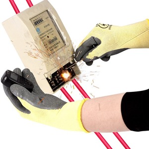 Electrical Insulating <b>Gloves</b> 400V High Quality Rubber Textured Fingertips For Live Working Electrical Operation - Product Image 1