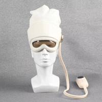 Masseur oculaire et crânien électrique chauffant réglable en gros pour soulager les maux de tête et favoriser le sommeil, dispositif anti-anxiété