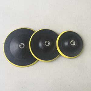 Tampon de polissage Faom 5/8-11 M14 M10 tige crochet et boucle tampon de laine éponge papier de ponçage support tampons pour l'élimination de la rouille - Product Image 3