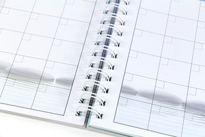 <span class=keywords><strong>2025</strong></span> tùy chỉnh hàng tuần hàng ngày kế hoạch chuyên nghiệp A5 xoắn ốc máy tính xách tay với Loose-Leaf xoắn ốc ràng buộc chủ đề may - Product Image 3