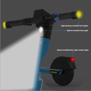 YIMI Sharing Scooter Swappable Battery 4G IoT Dual-Location GPS 60km Ride Front Hydraulic Fork Modular Design IPX5 Waterproof - Product Image 5
