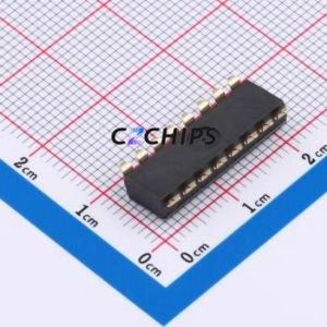 DSIC-08-LS-GER DIP Switch SMD Switch Flat Toggle, Raised Type Single Pole Single Throw 8 2.54mm - Product Image 2