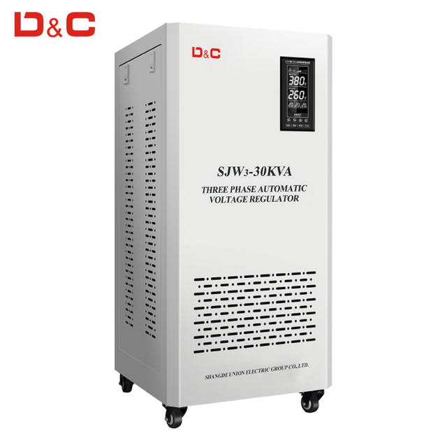 SVC Three Phase SJW Power Stabilizer Voltage Regulator 30kva 380V 25kva 40kva Power Stabilizer Voltage Regulator