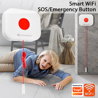TY-sos-2 Tuya Pulsante di Emergenza SOS Intelligente WiFi per Anziani con Collegamento Smart
