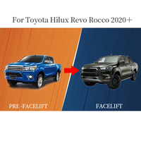 Kit de pièces de voiture pour pare-choc avant, accessoires pour véhicule Toyota Hilux, Revo, mise à niveau Rocco, 2020, 4x4