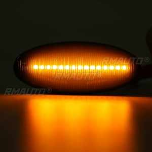 Par de Luces LED Dinámicas de Señal de Giro Laterales para Nissan Navara D22 NP300 1998-2005 Datsun Frontier Fiera Skystar PickUp - Product Image 6