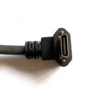 Câble de liaison caméra SDR 26 broches à angle descendant 26 broches, en PVC tressé de haute qualité, pour ordinateur, 1M 10M 85MHZ, droit