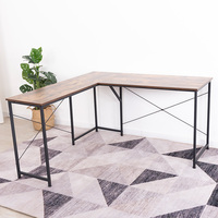 Coin de bureau simple en forme de L moderne Bureau d'ordinateur Poste de travail Bureau à domicile Bureau exécutif