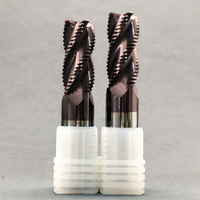 Promo Panas Mata Bor Router Karbida 4 Mata Pisau 10mm Shank, Kustomisasi ODM/OEM, Pemotong Ukiran Kayu CNC, Helix Milling 35/45