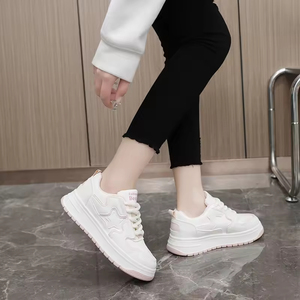 Chaussures décontractées respirantes pour femmes Printemps-Automne 2026 – Mocassins à semelle épaisse rehaussante style sport urbain coréen Evergreen LYKU - Product Image 2