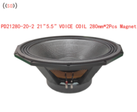 21 Big Bass Subwoofer Haut-parleurs Double Aimants