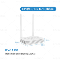 X110W 1ge + 1fe XPON Wifi con 2,4G Wifi ONU EPON ONT ONU en solución FTTH EPON Wifi ONU