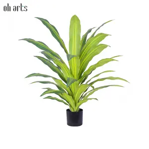Indoor Living Room Decoration Green Plant Artificial Tree Dracaena Potted Tree Artificial Tropical Plant Dragon Blood Tree