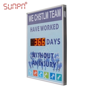 Custom produzione di sicurezza di monitoraggio segno led <span class=keywords><strong>tabellone</strong></span> con telecomando di controllo di sicurezza - Product Image 2