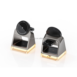 Best Dock Night Stand 15W Estación plegable 3 en 1 Imán <span class=keywords><strong>Cargador</strong></span> <span class=keywords><strong>de</strong></span> teléfono móvil inteligente inalámbrico <span class=keywords><strong>con</strong></span> luz Carga inalámbrica rápida - Product Image 6