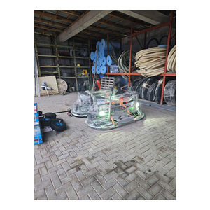 Chất lượng tốt tầng san lấp mặt bằng bê tông mini đi xe trên máy bay trực thăng Xăng đi xe điện trowel máy để bán - Product Image 2