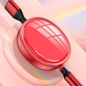 Câble de charge USB rétractable 3-en-1 en nylon tressé 1,2 m 100W TPE avec logo OEM pour téléphone/Type-C/Android - Product Image 3