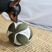 Jouets d'exercice pour chiens JIUZE, fabriqués sur mesure, écologiques, luxueux, modernes, en polyester et coton, pour soulager l'anxiété et l'entraînement