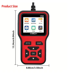 Escáner OBD2 para Automóviles V500, Herramienta <span class=keywords><strong>de</strong></span> Diagnóstico para Autos con <span class=keywords><strong>Lector</strong></span> <span class=keywords><strong>de</strong></span> Códigos OBDII, <span class=keywords><strong>Lector</strong></span> <span class=keywords><strong>de</strong></span> Códigos <span class=keywords><strong>de</strong></span> Error del Motor - Product Image 6