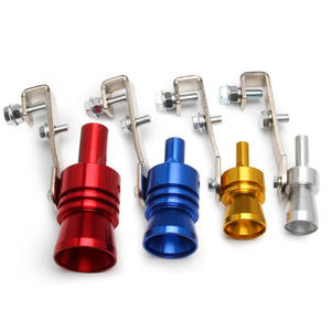 Linkway นกหวีดจำลองท่อไอเสียรถยนต์, อุปกรณ์ตกแต่งรถอลูมิเนียมเสียงเทอร์โบท่อไอเสีย - Product Image 4