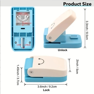 Kreatif anak-anak DIY kerajinan 1 inci gantungan kunci pukulan tuas aksi senyum kerajinan pukulan untuk kertas kerajinan Scrapbooking - Product Image 5