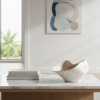 Bol à fruits en céramique écologique de forme irrégulière contemporaine Wisdom Crafts, 100% fait main, tendance européenne, décoration