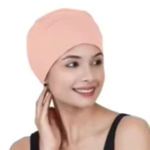 Chapeau en <span class=keywords><strong>bambou</strong></span> pour patientes atteintes de cancer, <span class=keywords><strong>bonnet</strong></span> de chimiothérapie pour femmes, <span class=keywords><strong>bonnet</strong></span> de sommeil uni, respirant et imperméable, ajustable, rose corail, taille moyenne 1 - Product Image 1