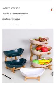 <span class=keywords><strong>Panier</strong></span> <span class=keywords><strong>à</strong></span> <span class=keywords><strong>fruits</strong></span> <span class=keywords><strong>à</strong></span> 3 niveaux avec assiette en céramique pour snack, support pour <span class=keywords><strong>fruits</strong></span>, récipient pour salade, légumes, support pour assiettes - Product Image 6