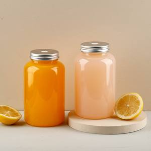 Bouteilles de boissons en vrac Bouteille de boisson en plastique étiquetée pour café Bouteille de boisson mignonne portable - Product Image 5