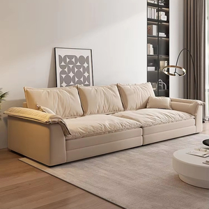 <span class=keywords><strong>Divano</strong></span> Componibile Moderno e Confortevole, Tessuto Tecnico Resistente <span class=keywords><strong>con</strong></span> Finitura in Pelle Antimacchia per Hotel e Soggiorno - Product Image 2