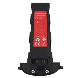 Batterie de drone intelligente pour caméra de vol, pièces de rechange pour quadricoptère RC Hubsan H117S Zino PRO, mise à niveau 11,4 V 4200 mAh - Product Image 3