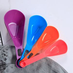 Outils de cuisson épaissi Double échelle cuillère cuisine bébé <span class=keywords><strong>lait</strong></span> en <span class=keywords><strong>poudre</strong></span> café gramme cuillère à mesurer Pet chien nourriture chat nourriture cuillère - Product Image 2