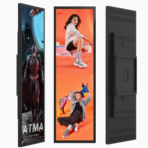 Supermercado Aeropuerto Señalización digital Ultrafino Alto brillo LCD Estante Borde Publicidad Barra elástica Pantalla Centros comerciales - Product Image 1