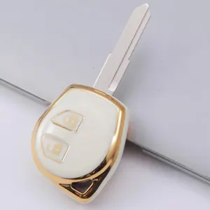 Aksesoris Tpu Kualitas Tinggi Sarung Kunci Mobil Pelindung Penutup Kunci Mobil Keyless Entry Remote Holder Cocok untuk Suzuki Swift