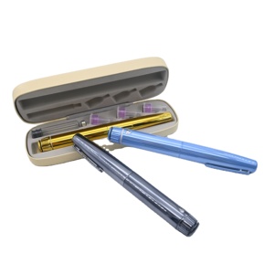 Premium <b>Gold</b> Plated Reusable Injection <b>Pen</b> with 0-60IU Custom Parameters and 3ml Cartridge Fit for Export Wholesale - Product Image 1