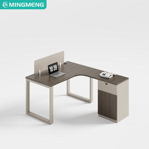 Mobilier de bureau modulaire, bureaux multi-personnes, bureaux minimalistes et haut de gamme en forme de L - Product Image 6