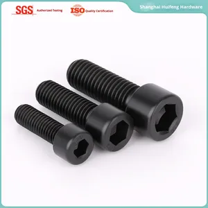 Tornillo de Cabeza Hexagonal Negra de Alta Resistencia Grado 8.8, Tornillo de Copa GB70, Métrico M2.5-M12 - Product Image 5