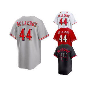 Maillots de baseball américains bon marché en gros, cousus, Cincinnati 44 Elly De <span class=keywords><strong>La</strong></span> <span class=keywords><strong>Cruz</strong></span> - Product Image 3