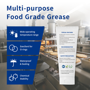 中国グリースサプライヤーNSF H1食品安全シリコングリース工業機械食品グレード潤滑剤 - Product Image 4